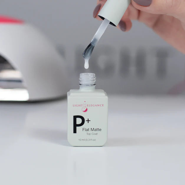 P+ Flat Matte Soak-Off Top Coat
